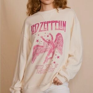 People Of Leisure’s Led Zeppelin’s 1977 Star Struck Oversized Sweatshirt